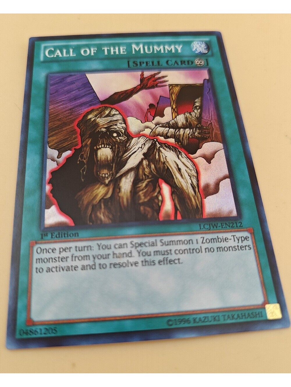 Yu-Gi-Oh Call of the Mummy LCJW-EN212 1st Edition Super Rare NM0